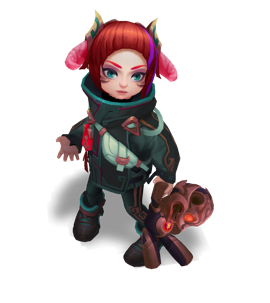 Lunar Beast Annie Obsidian chroma