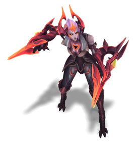 Ruined Shyvana Ruby chroma