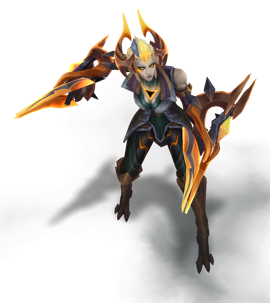 Ruined Shyvana Citrine chroma