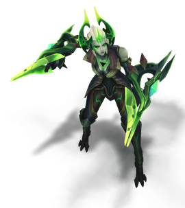 Ruined Shyvana Emerald chroma
