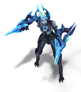 Ruined Shyvana Sapphire chroma