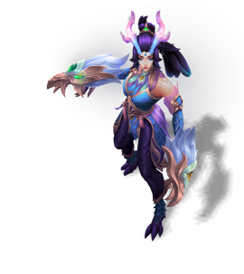 Immortal Journey Shyvana Sapphire chroma