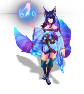 Spirit Blossom Ahri Aquamarine chroma