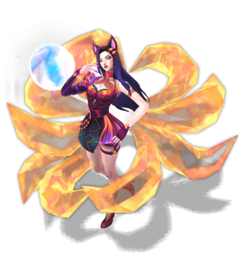 K/DA ALL OUT Ahri Ruby chroma