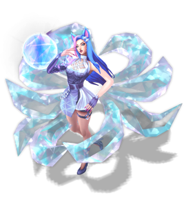 K/DA ALL OUT Ahri Pearl chroma