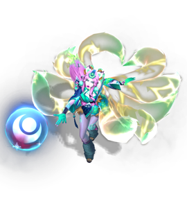 Snow Moon Ahri Emerald chroma