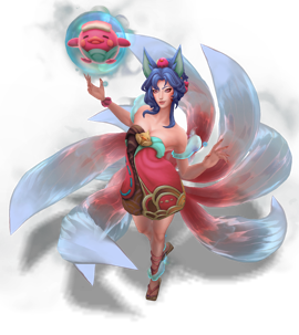 Spirit Blossom Springs Ahri Ruby chroma