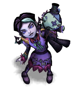 Fright Night Annie Tanzanite chroma