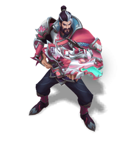 Porcelain Graves Rose Quartz chroma