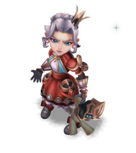 Battle Princess Annie Ruby chroma