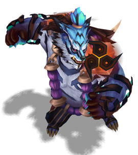 Inkshadow Volibear Sapphire chroma