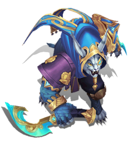 Guardian of the Sands Rengar Sapphire chroma