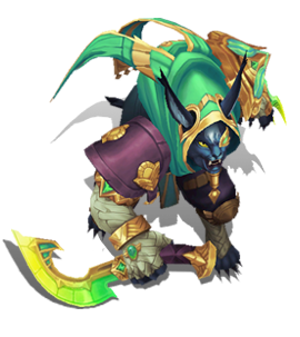 Guardian of the Sands Rengar Emerald chroma