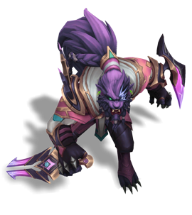 Sentinel Rengar Rose Quartz chroma