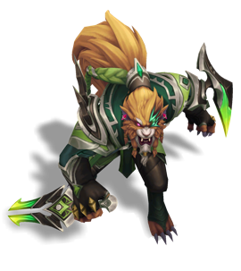 Sentinel Rengar Emerald chroma