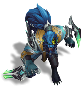 Sentinel Rengar Aquamarine chroma
