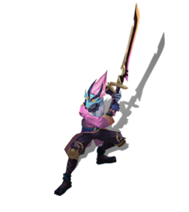 Blood Moon Master Yi Rose Quartz chroma