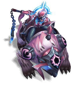 Solar Eclipse Sejuani Rose Quartz chroma