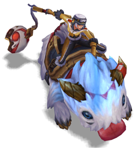 Poro Rider Sejuani Tenfold Triumph chroma
