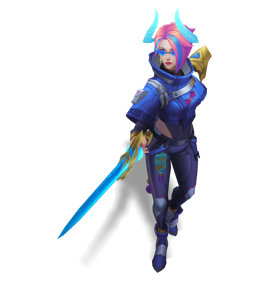 Lunar Beast Fiora Sapphire chroma