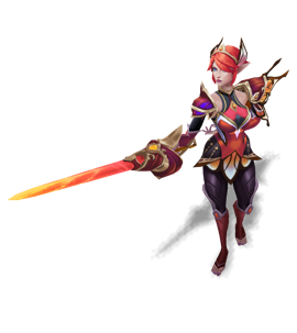 Faerie Court Fiora Ruby chroma