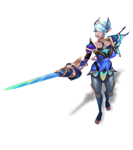 Faerie Court Fiora Sapphire chroma