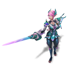 Faerie Court Fiora Turquoise chroma
