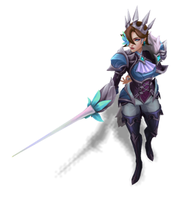 Battle Queen Fiora Sapphire chroma