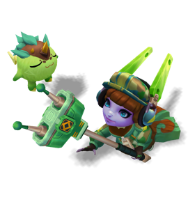 Monster Tamer Lulu Emerald chroma