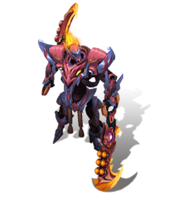 Mecha Kingdoms Draven Ruby chroma