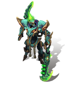 Mecha Kingdoms Draven Emerald chroma