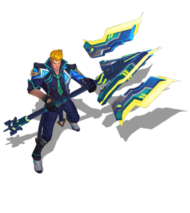 Battle Academia Jayce Sapphire chroma