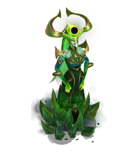 Dark Cosmic Lissandra Emerald chroma