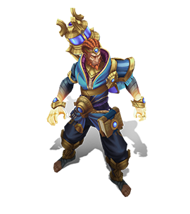 Guardian of the Sands Ryze Aquamarine chroma