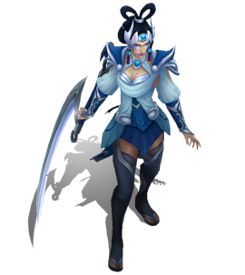 Lunar Goddess Diana Aquamarine chroma