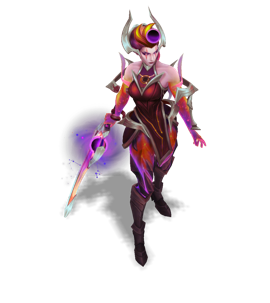 Dark Cosmic Diana Ruby chroma