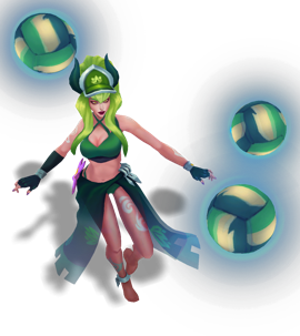 Pool Party Syndra Emerald chroma