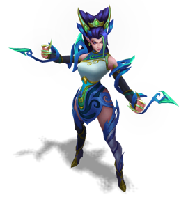 Mythmaker Zyra Sapphire chroma
