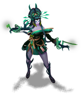 Blood Moon Zyra Emerald chroma