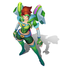Arcade Kai'Sa Emerald chroma