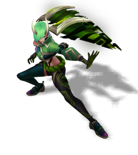 Inkshadow Kai'Sa Emerald chroma