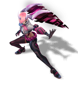 Inkshadow Kai'Sa Rose Quartz chroma