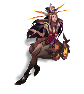 Graceful Phoenix Seraphine Ruby chroma