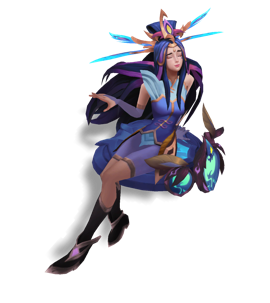 Graceful Phoenix Seraphine Sapphire chroma