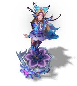 Faerie Court Seraphine Aquamarine chroma