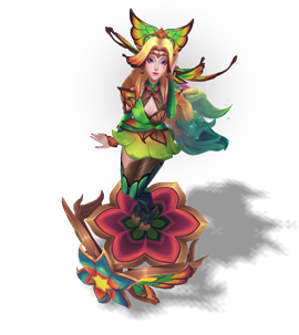 Faerie Court Seraphine Emerald chroma