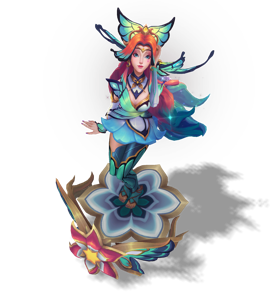 Faerie Court Seraphine Turquoise chroma