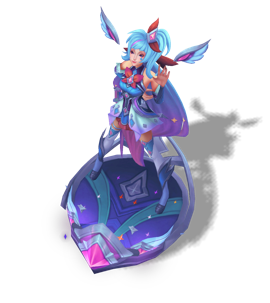 Star Guardian Seraphine Sapphire chroma