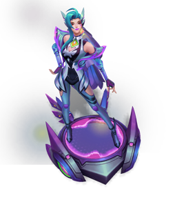 Battle Dove Seraphine Amethyst chroma