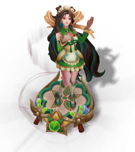 Dumpling Darlings Seraphine Emerald chroma